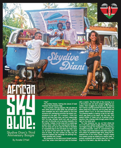 African Sky Blue / Blue Skies Mag